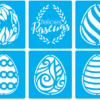 2023-03-04 (9) 50 Easter Stencil Vector Pack - Laser Cut & CNC Files (CDR, DXF, SVG, EPS, AI)