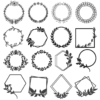 140 Decorative Frames Vector Pack - Laser Cut & CNC Files (CDR, DXF, SVG, EPS, AI)