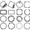 140 Decorative Frames Vector Pack - Laser Cut & CNC Files (CDR, DXF, SVG, EPS, AI)