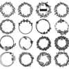 140 Decorative Frames Vector Pack - Laser Cut & CNC Files (CDR, DXF, SVG, EPS, AI)