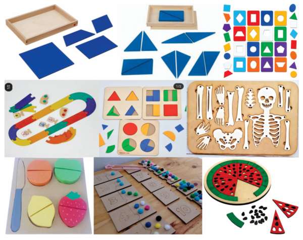 70 Montessori Educational Games Vector Pack - Laser Cut & CNC Files (CDR, DXF, SVG, EPS, AI)