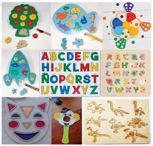70 Montessori Educational Games Vector Pack - Laser Cut & CNC Files (CDR, DXF, SVG, EPS, AI)