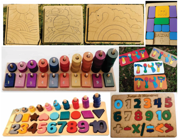 70 Montessori Educational Games Vector Pack - Laser Cut & CNC Files (CDR, DXF, SVG, EPS, AI)