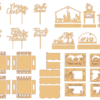 2023-11-26 (5) 500 Christmas Design Vector Pack - Laser Cut & CNC Files (CDR, DXF, SVG, EPS, AI)