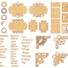 2023-11-26 (6) 500 Christmas Design Vector Pack - Laser Cut & CNC Files (CDR, DXF, SVG, EPS, AI)