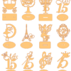 2024-02-20 (2) 100 Diseños Mis 15 Años Vector Pack - Laser Cut & CNC Files (CDR, DXF, SVG, EPS, AI)