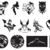 2024-06-30 (11) 110 Superheroes Wall Decor Vector Pack - Laser Cut & CNC Files (CDR, DXF, SVG, EPS, AI, STL)