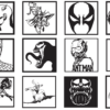 2024-06-30 (5) 110 Superheroes Wall Decor Vector Pack - Laser Cut & CNC Files (CDR, DXF, SVG, EPS, AI, STL)