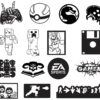 150 Videogames Wall Decor Vector Pack - Laser Cut & CNC Files (CDR, DXF, SVG, EPS, AI)
