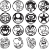 150 Videogames Wall Decor Vector Pack - Laser Cut & CNC Files (CDR, DXF, SVG, EPS, AI)