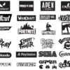 150 Videogames Wall Decor Vector Pack - Laser Cut & CNC Files (CDR, DXF, SVG, EPS, AI)