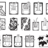 2025-02-08 (2) 210 Flowers & Leaves Wall Decor Vector Pack - Laser Cut & CNC Files (CDR, DXF, SVG, EPS, AI, STL)