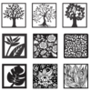 2025-02-08 (4) 210 Flowers & Leaves Wall Decor Vector Pack - Laser Cut & CNC Files (CDR, DXF, SVG, EPS, AI, STL)