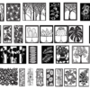 2025-02-08 (6) 210 Flowers & Leaves Wall Decor Vector Pack - Laser Cut & CNC Files (CDR, DXF, SVG, EPS, AI, STL)