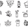 2025-02-08 (9) 210 Flowers & Leaves Wall Decor Vector Pack - Laser Cut & CNC Files (CDR, DXF, SVG, EPS, AI, STL)