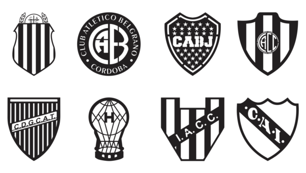 40 Cuadros Escudos futbol Argentino Vector Pack - Laser Cut & CNC Files (CDR, DXF, SVG, EPS, AI)