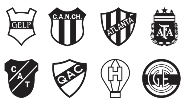40 Cuadros Escudos futbol Argentino Vector Pack - Laser Cut & CNC Files (CDR, DXF, SVG, EPS, AI)