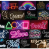 100 Neon LED Designs Vector Pack - Laser Cut & CNC Files (CDR, DXF, SVG, EPS, AI)