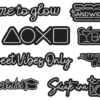 100 Neon LED Designs Vector Pack - Laser Cut & CNC Files (CDR, DXF, SVG, EPS, AI)