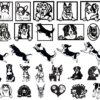 340 Cats and Dogs Wall Decor Vector Pack - Laser Cut & CNC Files (CDR, DXF, SVG, EPS, AI)