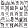340 Cats and Dogs Wall Decor Vector Pack - Laser Cut & CNC Files (CDR, DXF, SVG, EPS, AI)