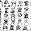 340 Cats and Dogs Wall Decor Vector Pack - Laser Cut & CNC Files (CDR, DXF, SVG, EPS, AI)