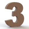 3D Numbers 0-9 Vector Pack - Laser Cut & CNC Files (CDR, DXF, SVG, EPS, AI)