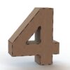 3D Numbers 0-9 Vector Pack - Laser Cut & CNC Files (CDR, DXF, SVG, EPS, AI)