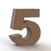 3D Numbers 0-9 Vector Pack - Laser Cut & CNC Files (CDR, DXF, SVG, EPS, AI)