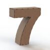 3D Numbers 0-9 Vector Pack - Laser Cut & CNC Files (CDR, DXF, SVG, EPS, AI)