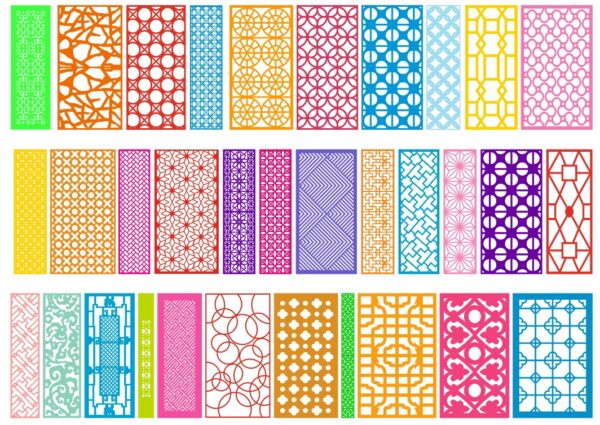 200 Geometric Pattern Vector Pack - Laser Cut & CNC Files (CDR, DXF, SVG, EPS, AI)