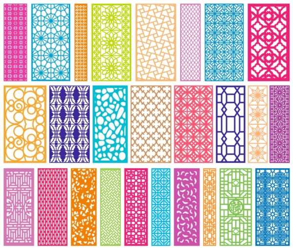 200 Geometric Pattern Vector Pack - Laser Cut & CNC Files (CDR, DXF, SVG, EPS, AI)