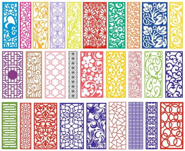 200 Geometric Pattern Vector Pack - Laser Cut & CNC Files (CDR, DXF, SVG, EPS, AI)