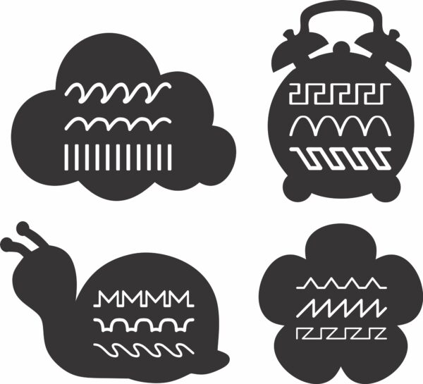 PACKS TERMINADOSw22,9_x_h20,8_7 36 Lines Tracing Patterns Vector Pack - Laser Cut & CNC Files (CDR, DXF, SVG, EPS, AI)