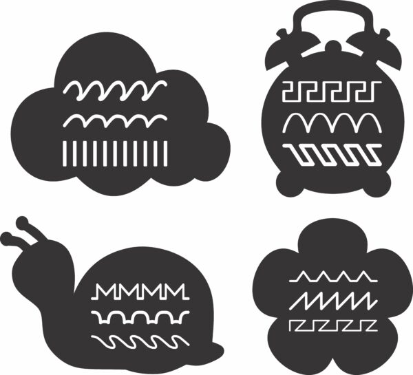 PACKS TERMINADOSw22,9_x_h20,8_7 36 Lines Tracing Patterns Vector Pack - Laser Cut & CNC Files (CDR, DXF, SVG, EPS, AI)