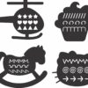 PACKS TERMINADOSw32,1_x_h25,1_3 36 Lines Tracing Patterns Vector Pack - Laser Cut & CNC Files (CDR, DXF, SVG, EPS, AI)
