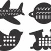 PACKS TERMINADOSw32,73_x_h24,41_2 36 Lines Tracing Patterns Vector Pack - Laser Cut & CNC Files (CDR, DXF, SVG, EPS, AI)