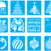 STENCILS NAVIDAD (4) 100 Christmas Stencil Vector Pack - Laser Cut & CNC Files (CDR, DXF, SVG, EPS, AI)