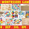 70 Montessori Educational Games Vector Pack - Laser Cut & CNC Files (CDR, DXF, SVG, EPS, AI)