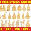 50 Christmas Gnomes Vector Pack - Laser Cut & CNC Files (CDR, DXF, SVG, EPS, AI)